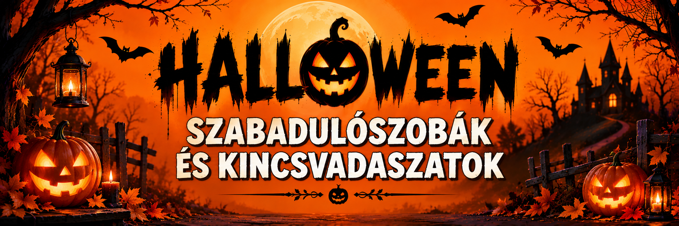 halloween szabadulószobák és kincsvadászatok